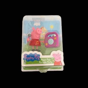 Peppa Pig Friends & Fun Mini-Figure Peppa Pig's Karaoke Party Microphone NEW